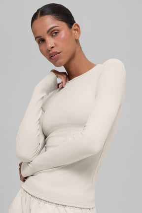 Ribbed Modal Long Sleeve