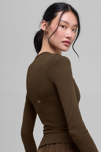 Ribbed Modal Long Sleeve