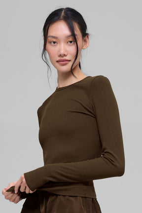 Ribbed Modal Long Sleeve