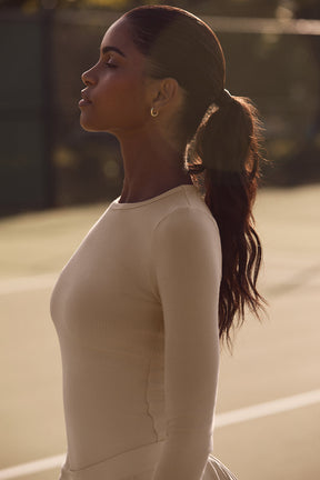 Ribbed Modal Long Sleeve