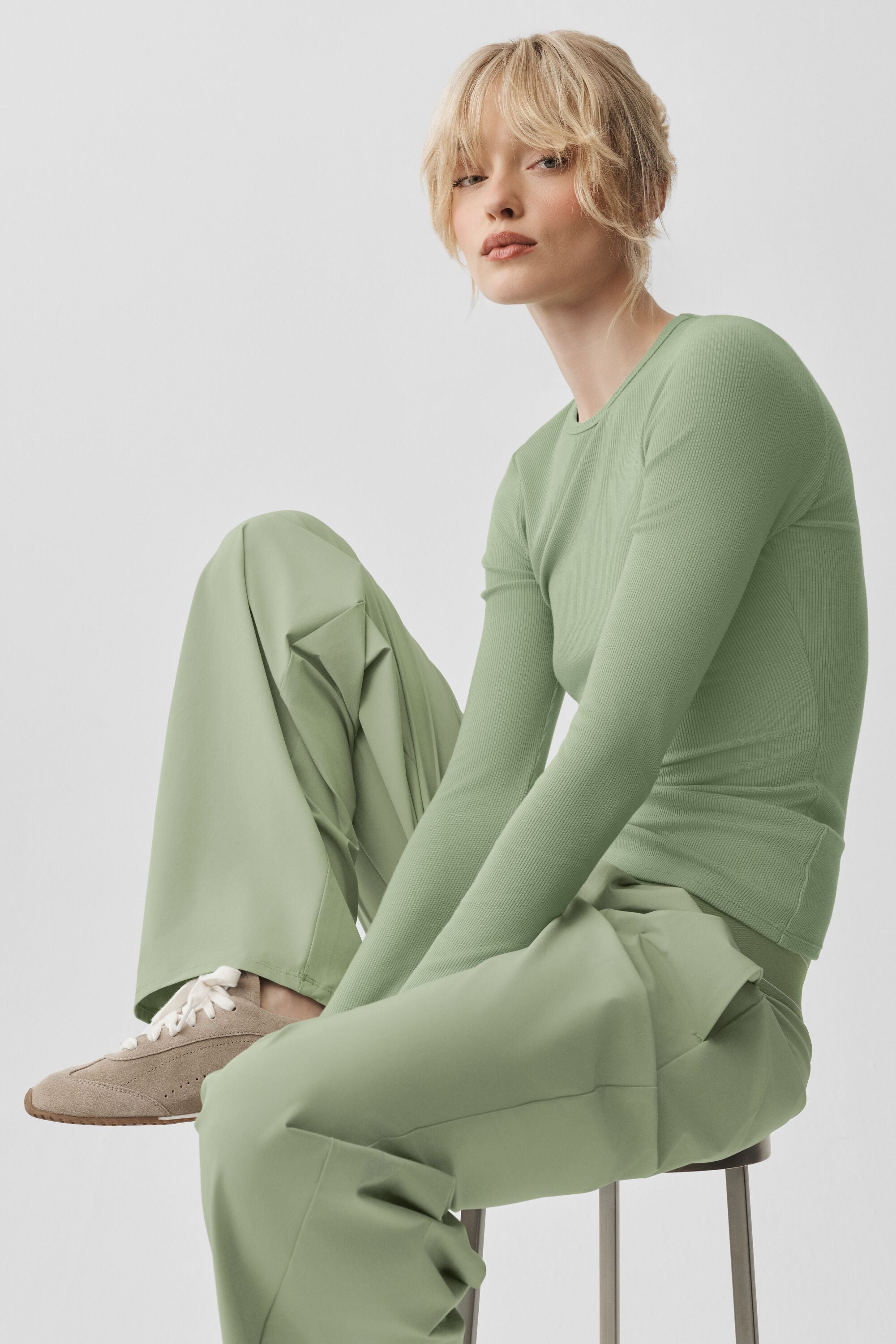 Ribbed Modal Long Sleeve