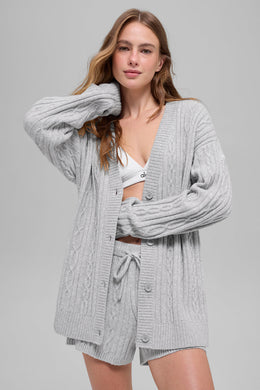 Cable Knit Winter Bliss Cardigan