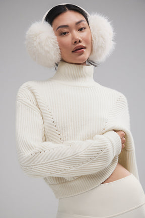 Winter Magic Cashmere Turtleneck