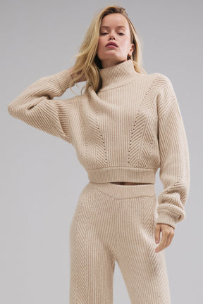 Winter Magic Cashmere Turtleneck