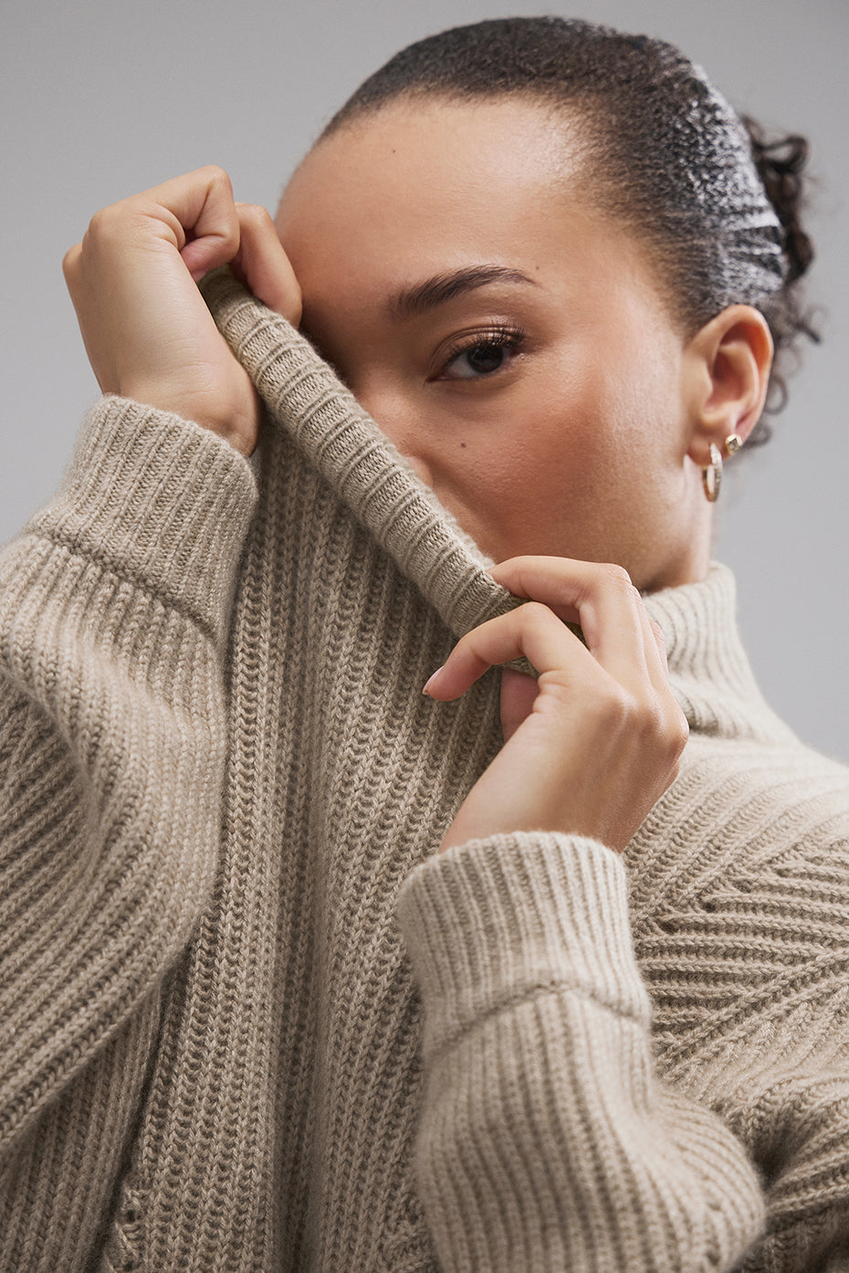 Winter Magic Cashmere Turtleneck