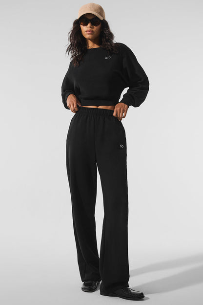 Cropped Accolade Crewneck