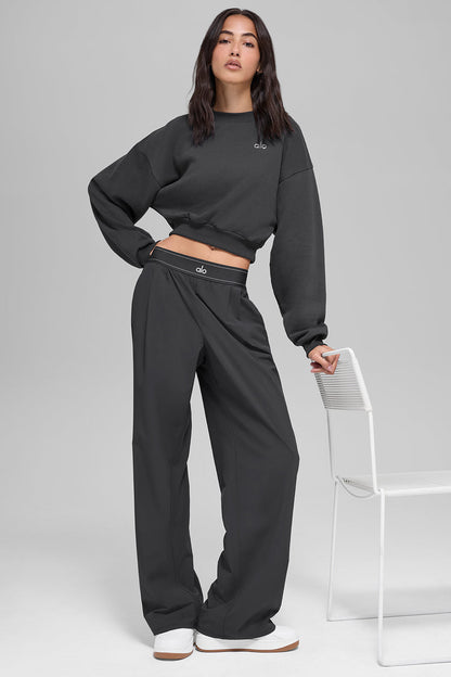 Cropped Accolade Crewneck