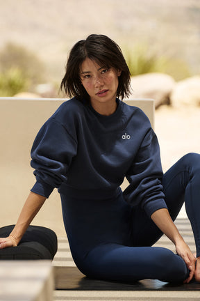 Cropped Accolade Crewneck