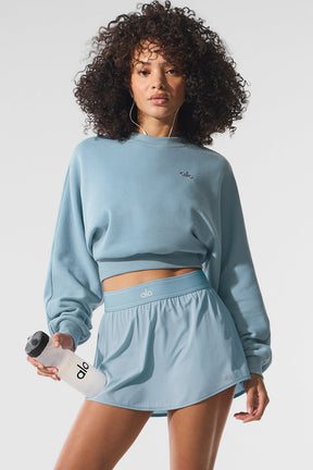 Cropped Accolade Crewneck