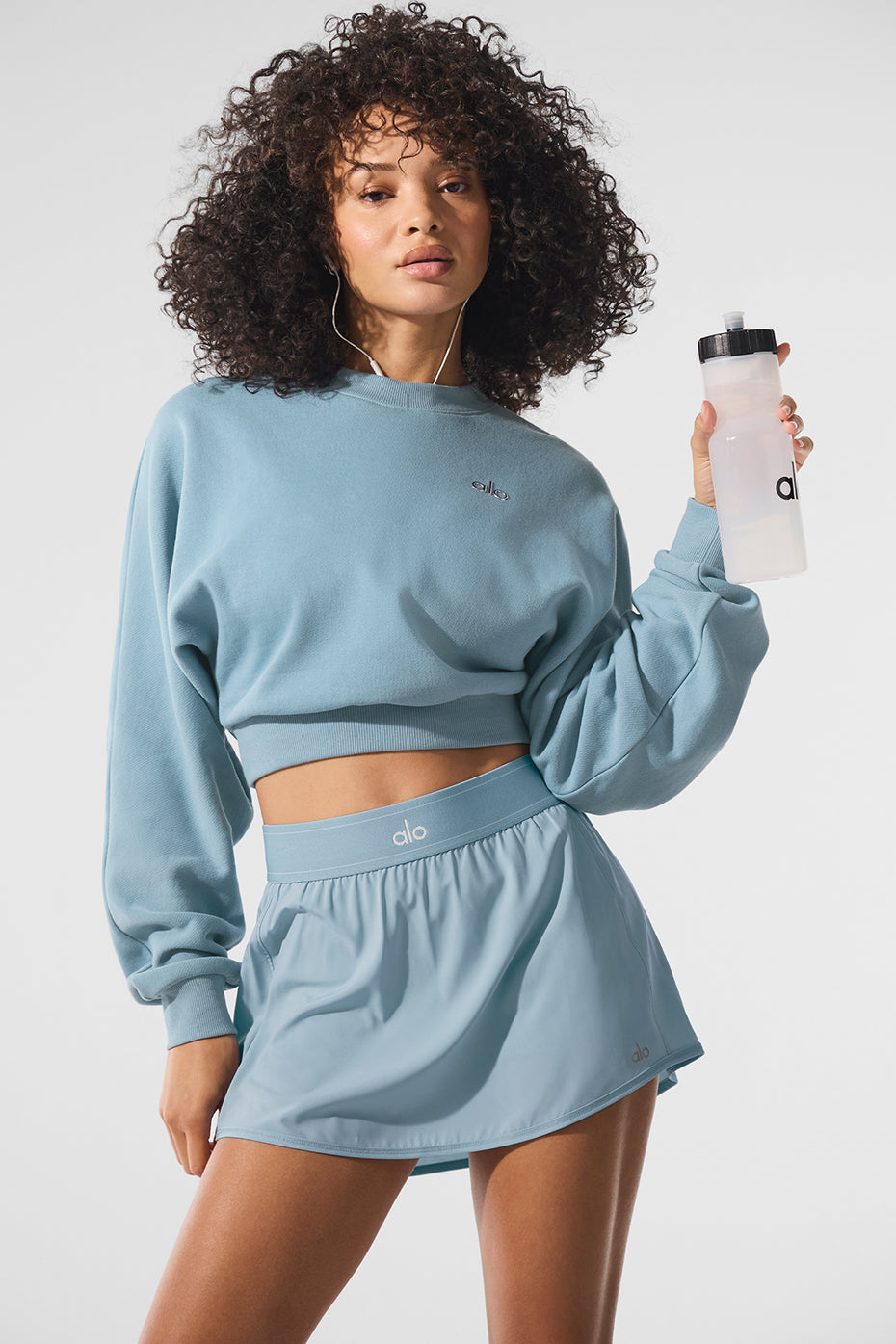 Cropped Accolade Crewneck