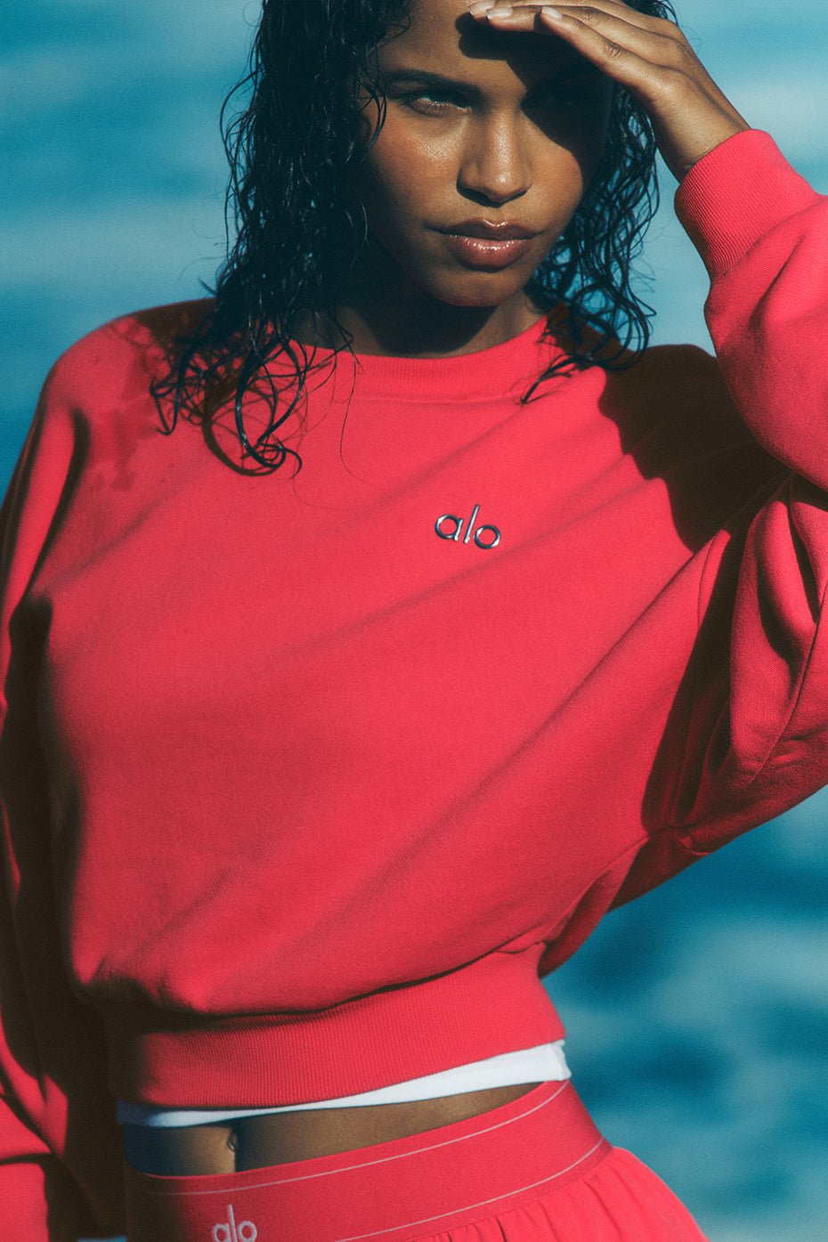 Cropped Accolade Crewneck