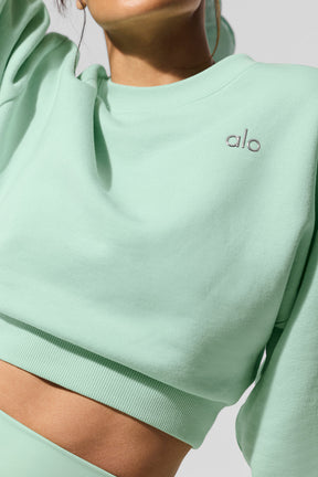 Cropped Accolade Crewneck