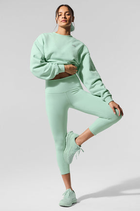 Cropped Accolade Crewneck