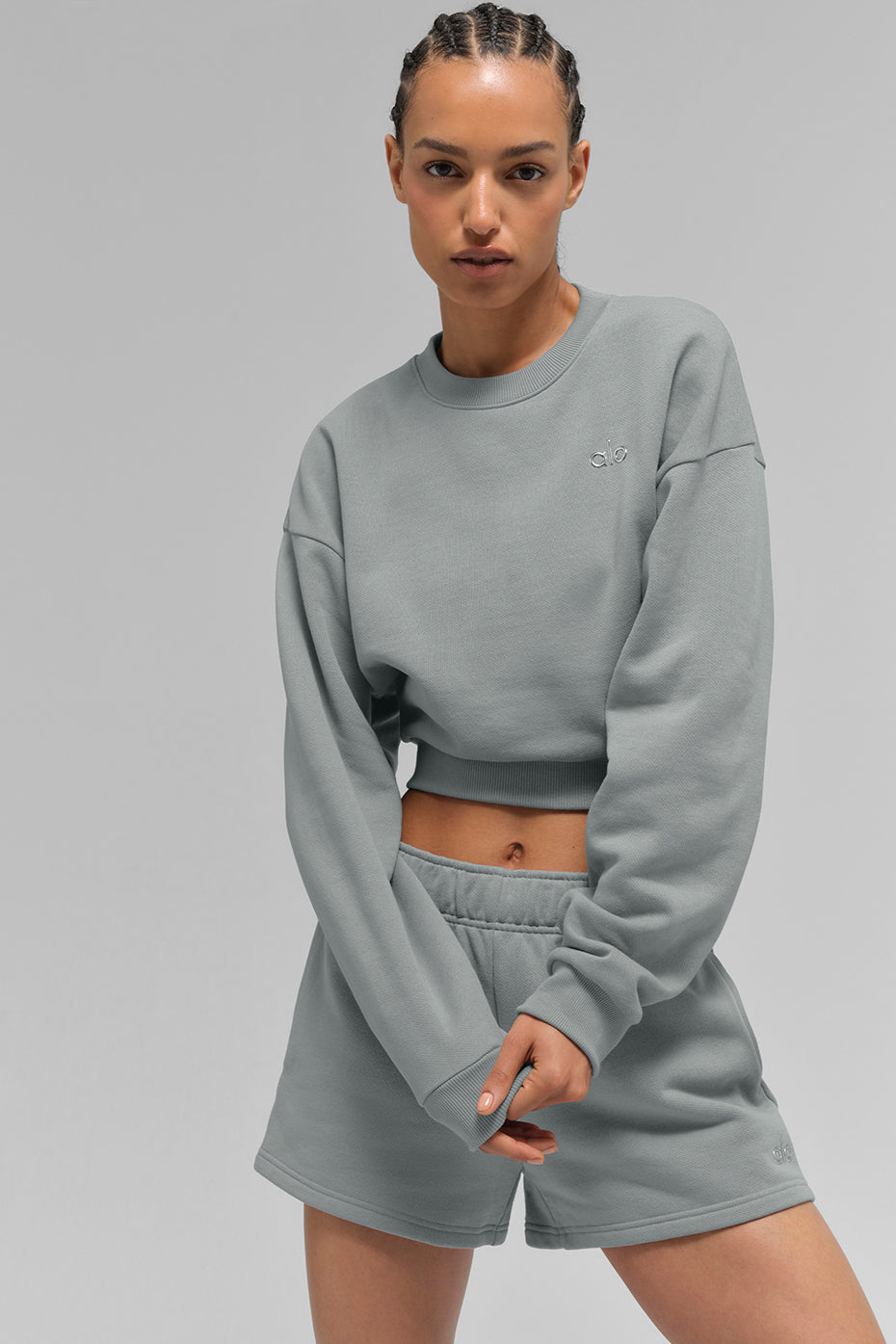 Cropped Accolade Crewneck