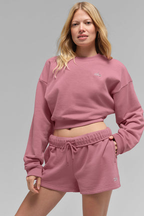 Cropped Accolade Crewneck