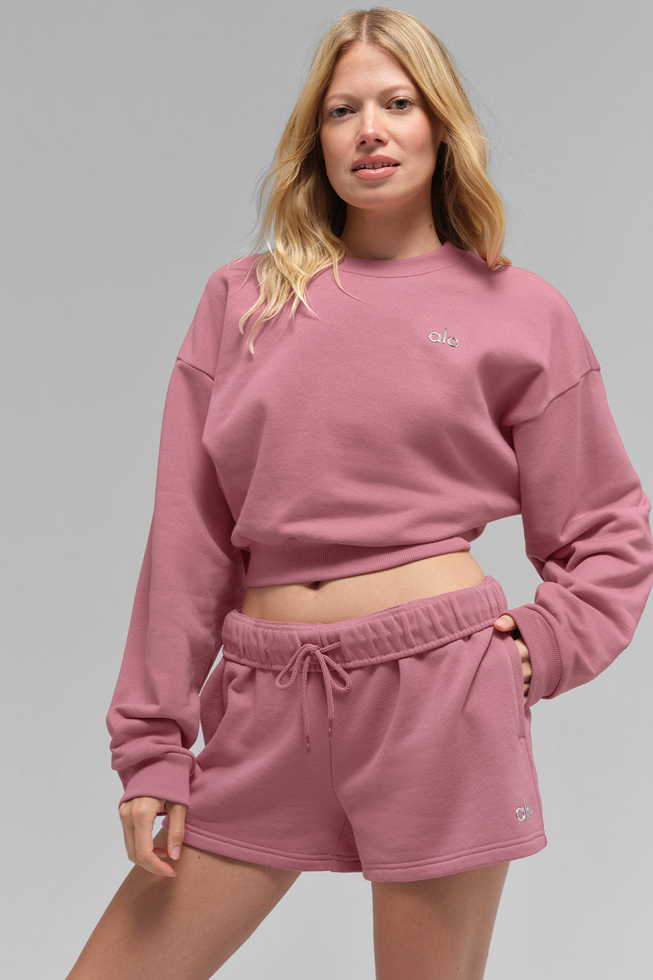Cropped Accolade Crewneck