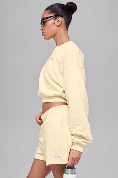 Cropped Accolade Crewneck