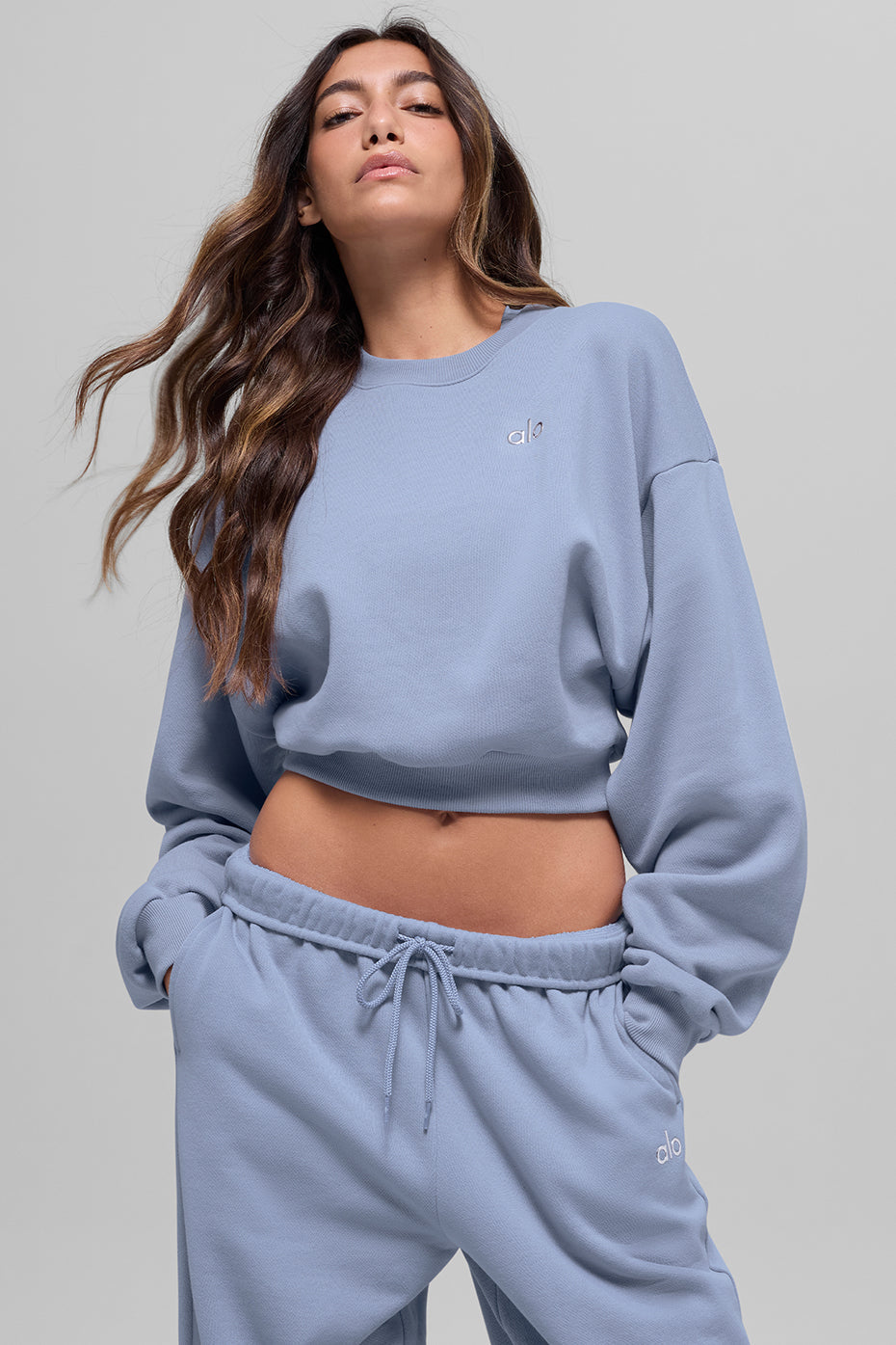 Cropped Accolade Crewneck