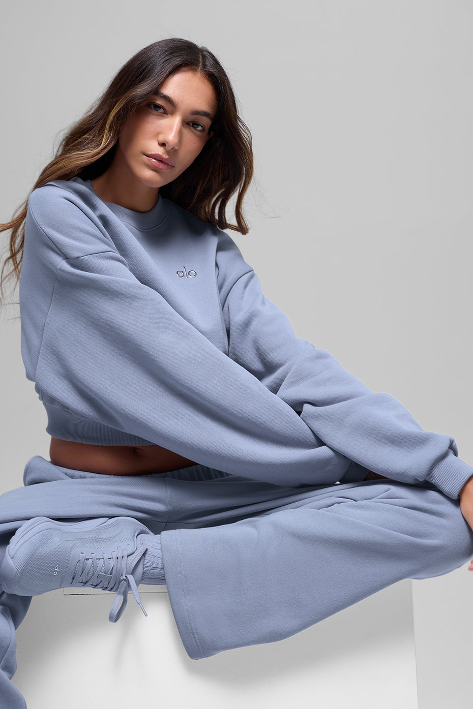 Cropped Accolade Crewneck