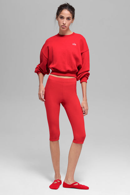 Cropped Accolade Crewneck