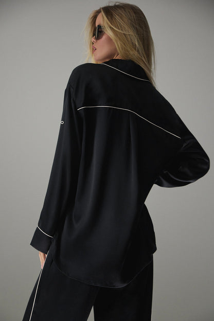 Courchevel Silk Button Down
