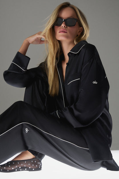 Courchevel Silk Button Down