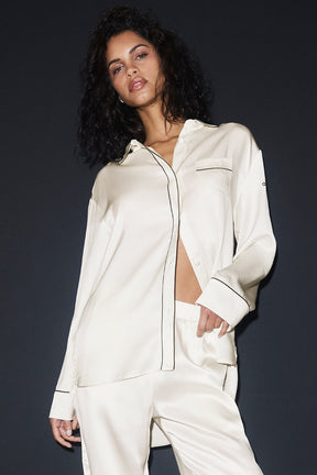 Courchevel Silk Button Down