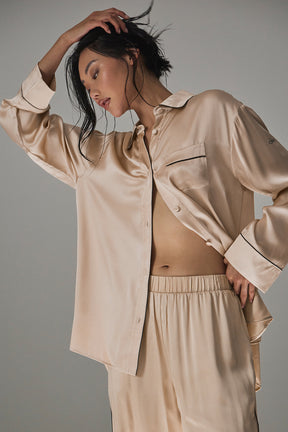 Courchevel Silk Button Down