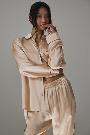 Courchevel Silk Button Down