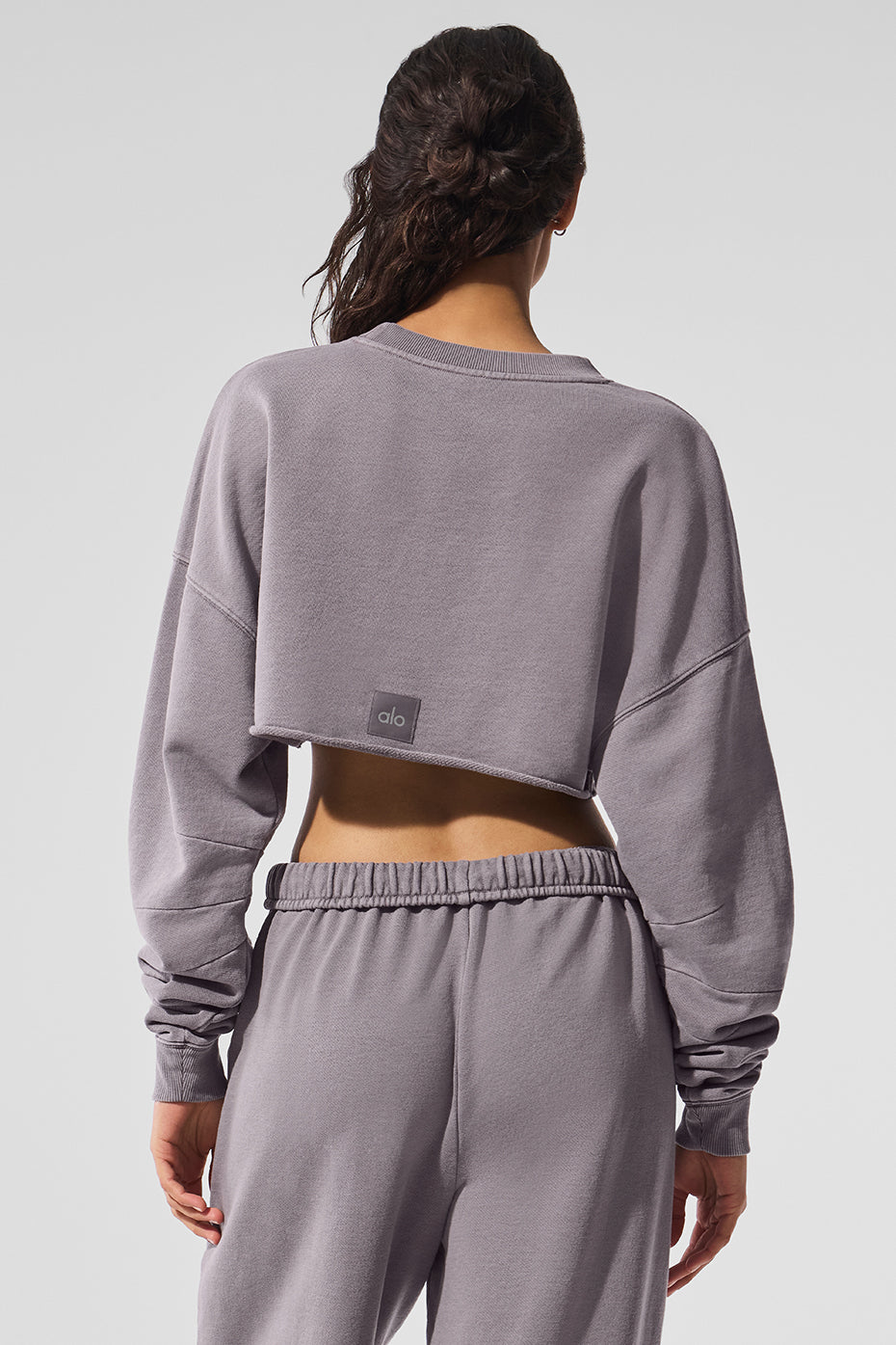 Washed Extreme Cropped Pullover