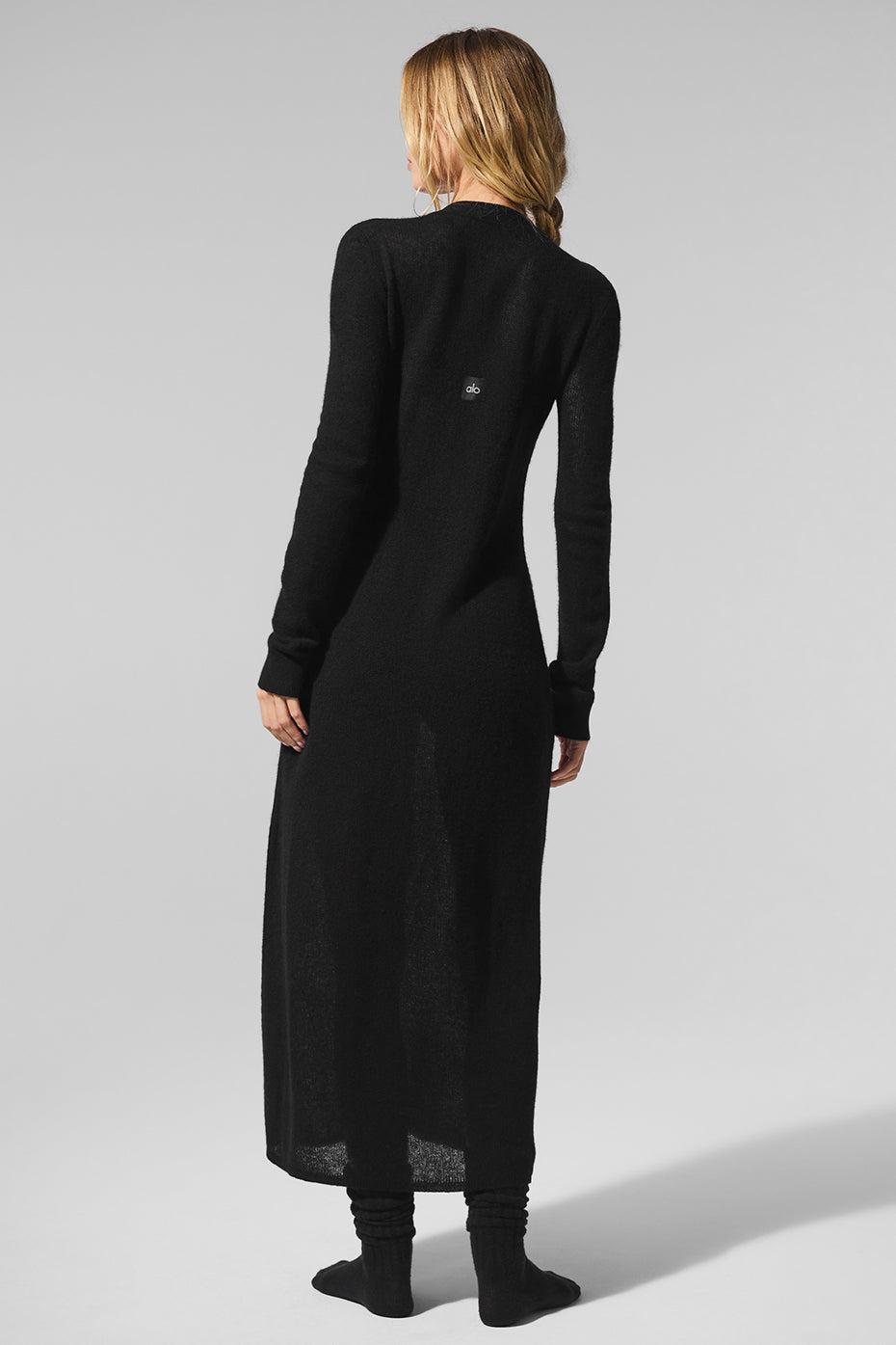 Sheer Cashmere Long Cardigan