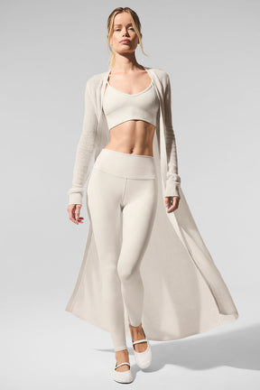 Sheer Cashmere Long Cardigan