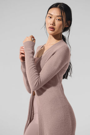Sheer Cashmere Long Cardigan