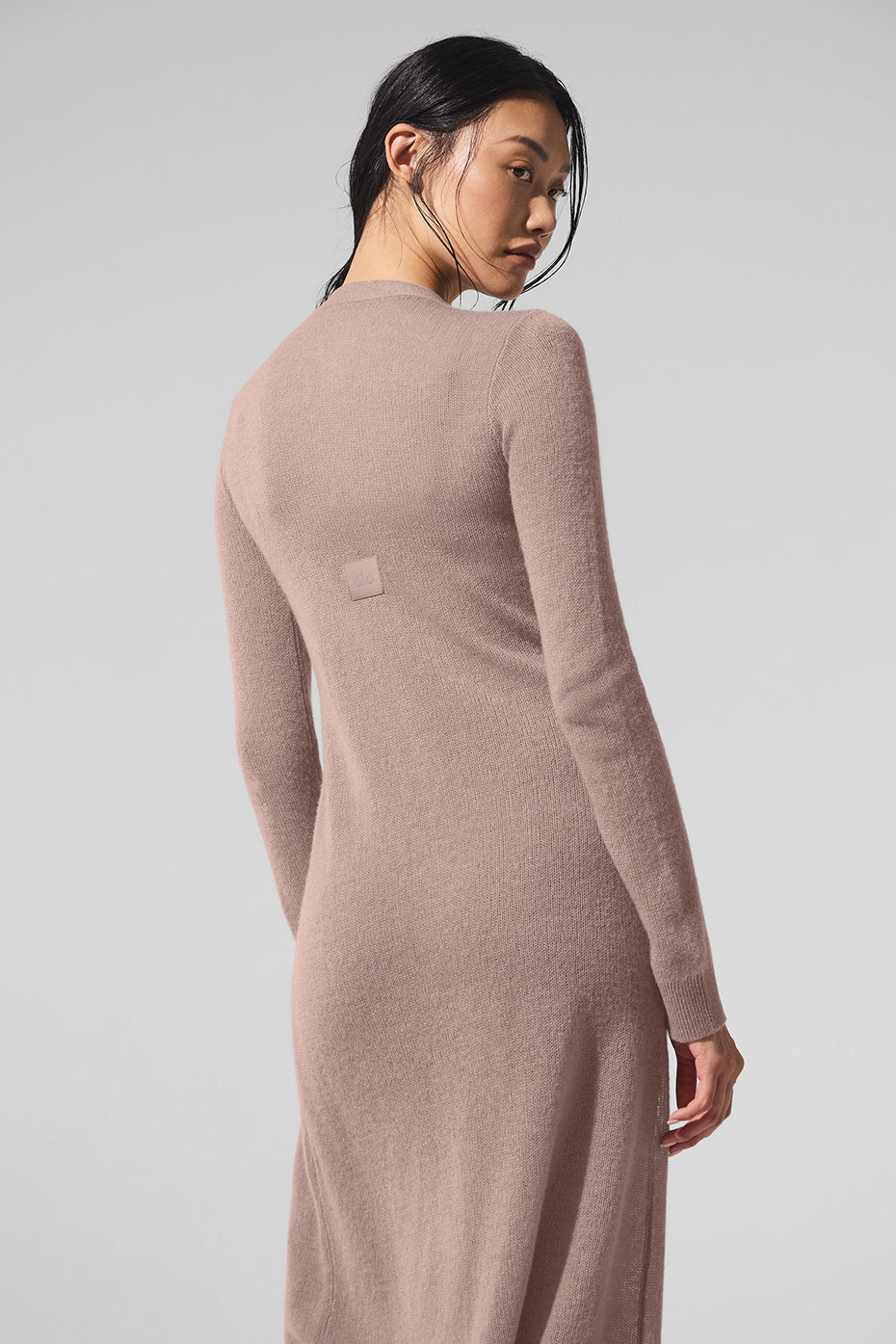 Sheer Cashmere Long Cardigan