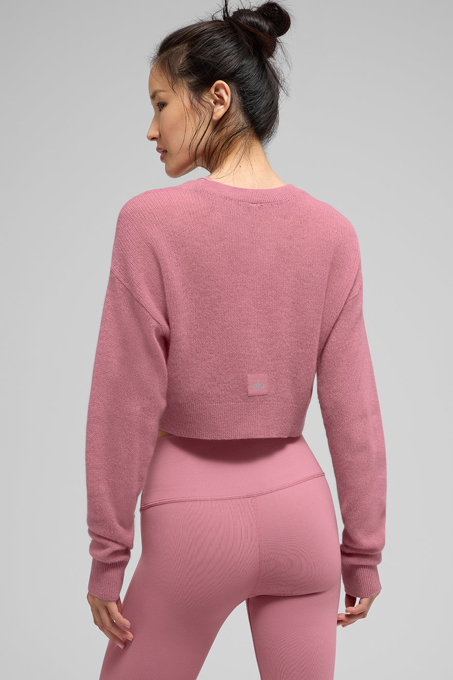 Sheer Cashmere Cropped Cardigan