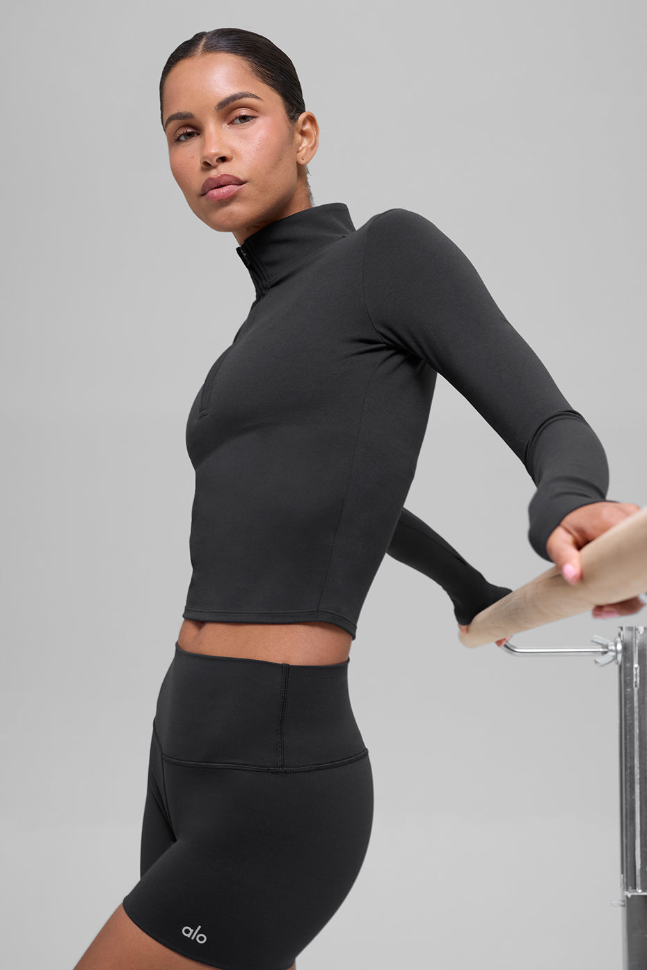 ALO Softsculpt Precision 1/4 Zip Long Sleeve