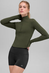 ALO Softsculpt Precision 1/4 Zip Long Sleeve