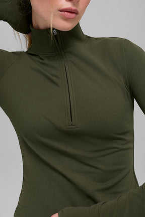 ALO Softsculpt Precision 1/4 Zip Long Sleeve
