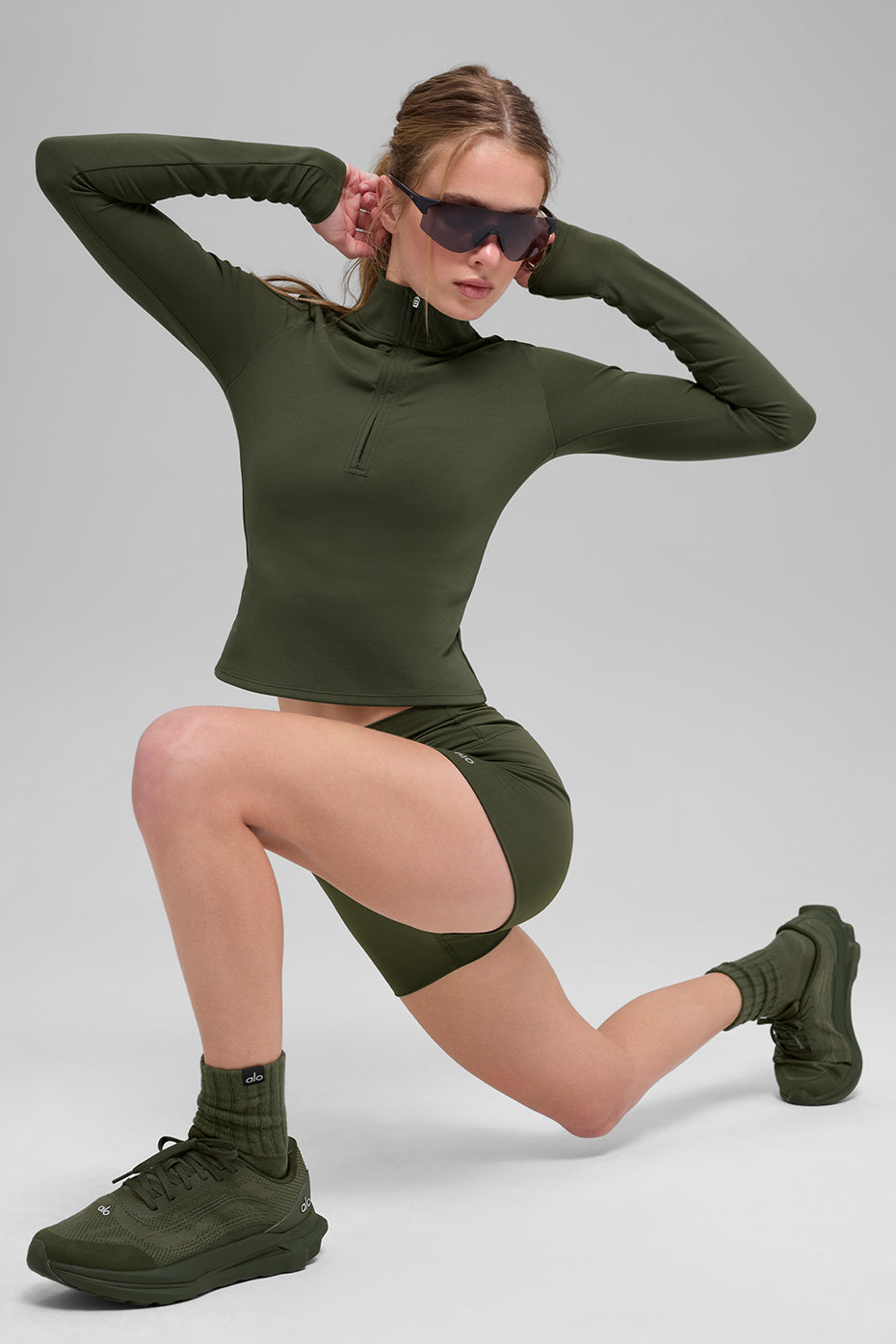 ALO Softsculpt Precision 1/4 Zip Long Sleeve