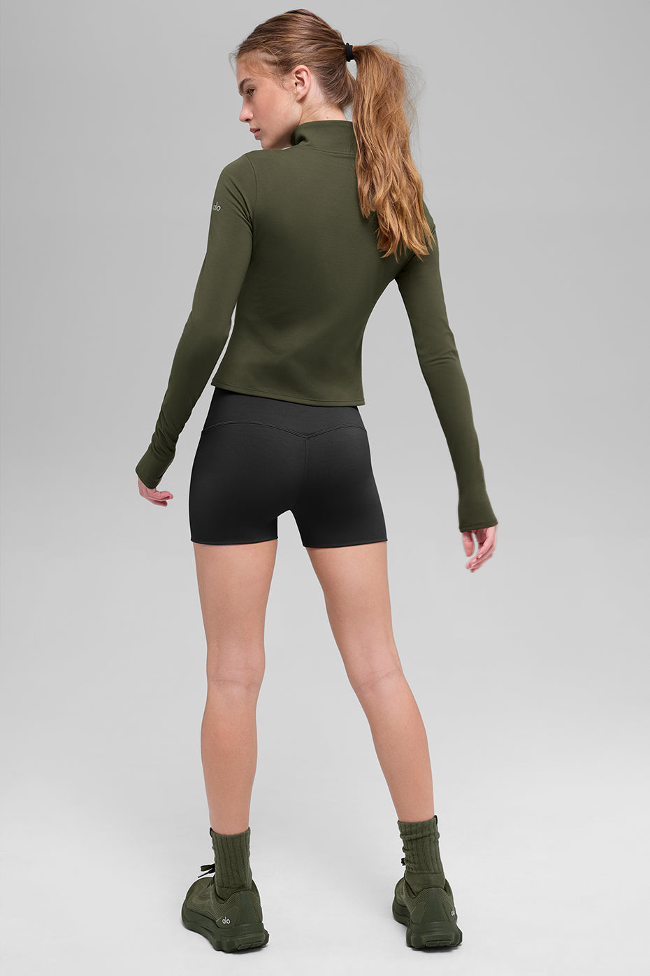 ALO Softsculpt Precision 1/4 Zip Long Sleeve