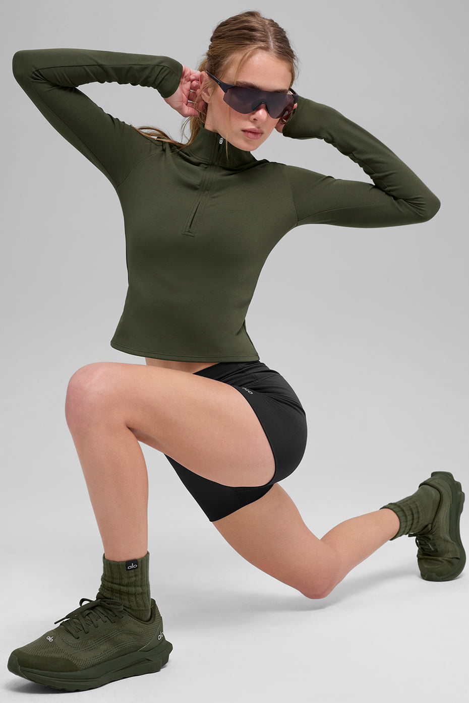 ALO Softsculpt Precision 1/4 Zip Long Sleeve