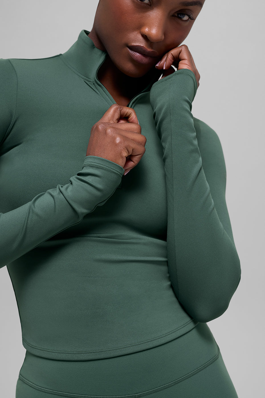 ALO Softsculpt Precision 1/4 Zip Long Sleeve