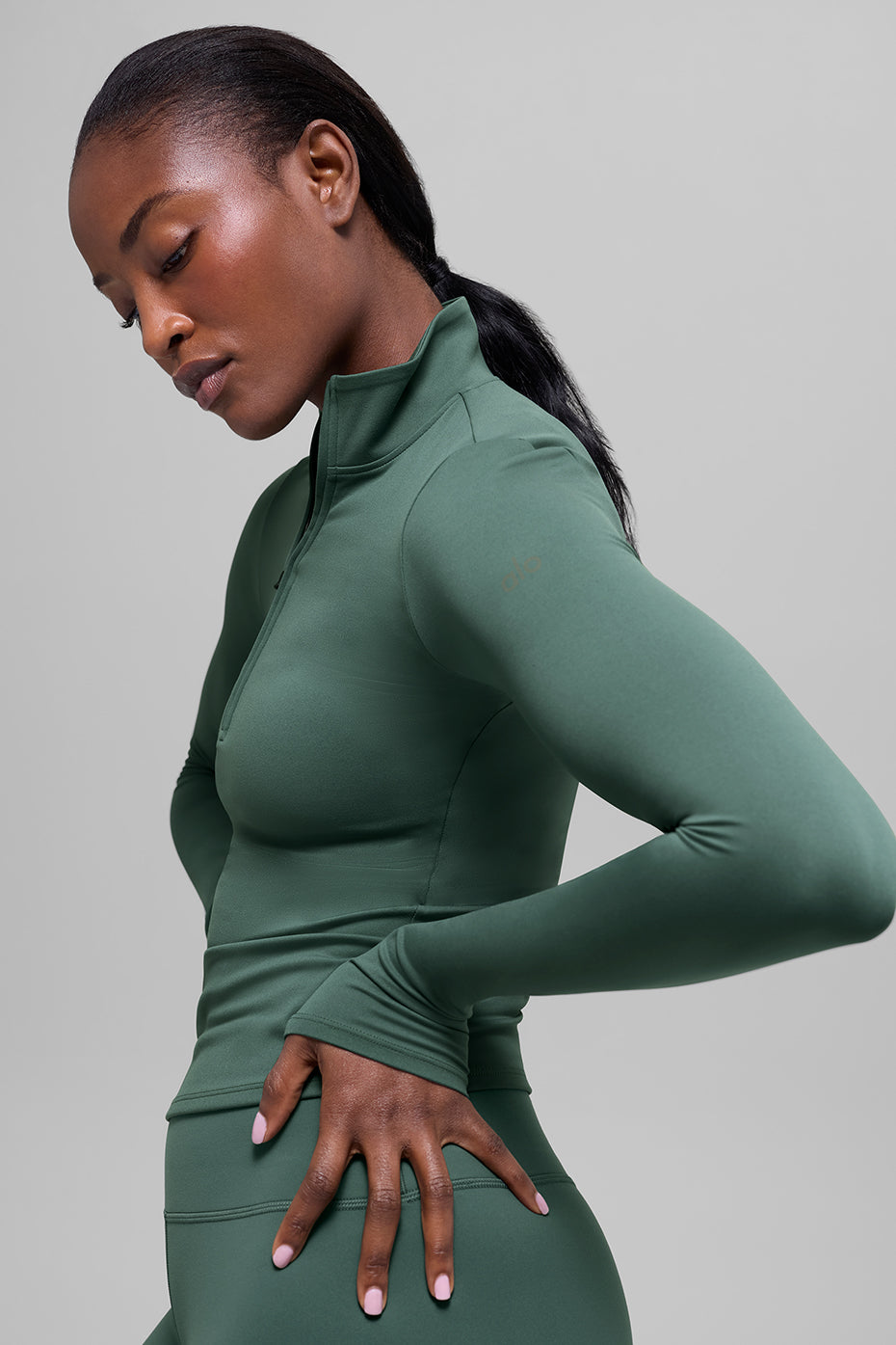 ALO Softsculpt Precision 1/4 Zip Long Sleeve