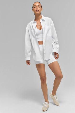 Cotton Real Deal Button Up Long Sleeve