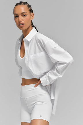 Cotton Real Deal Button Up Long Sleeve