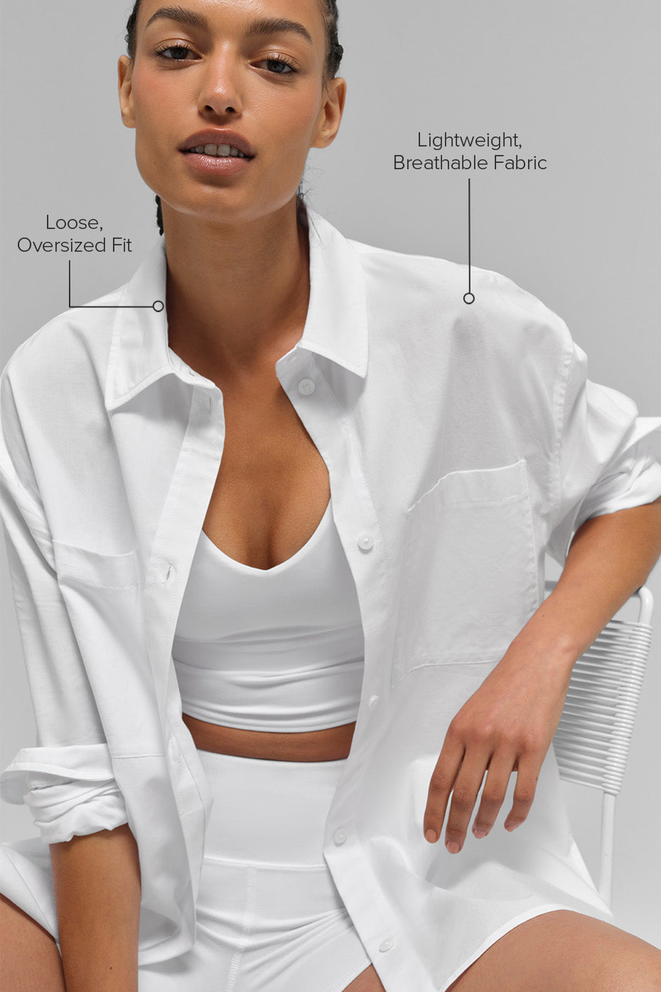 Cotton Real Deal Button Up Long Sleeve