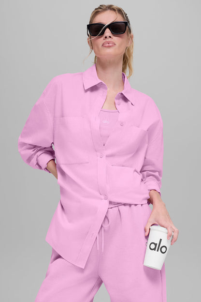 Cotton Real Deal Button Up Long Sleeve