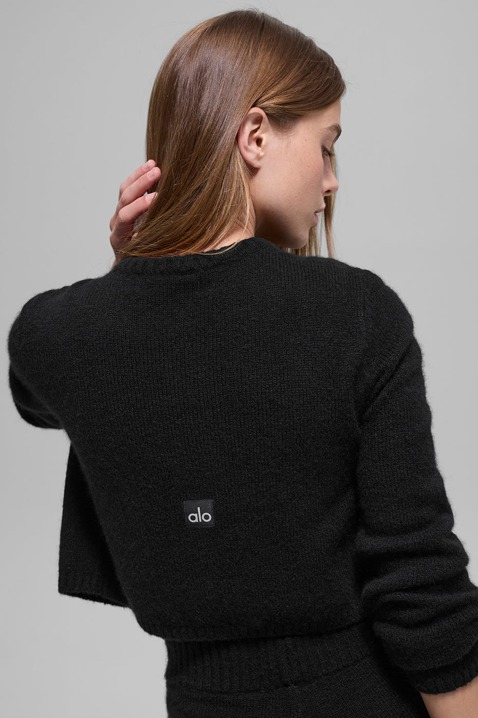 Wool Cashmere New Class Cropped Cardigan