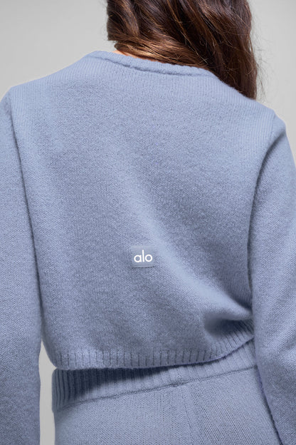 Wool Cashmere New Class Cropped Cardigan