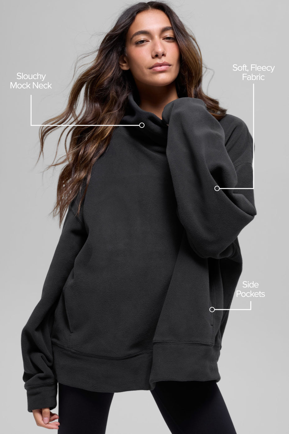 Polar Fleece Hazy Pullover